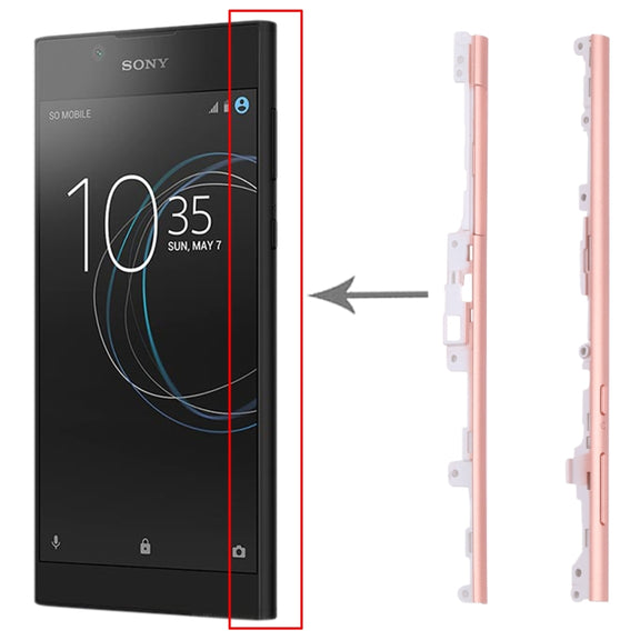 1 Pair Side Part Sidebar For Sony Xperia L1(Pink)