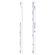1 Pair Side Part Sidebar For Sony Xperia C5 Ultra (Silver) - Frame Bezel Plate by PMc TechLife | Online Shopping South Africa | PMc TechLife | Buy Now Pay Later Mobicred