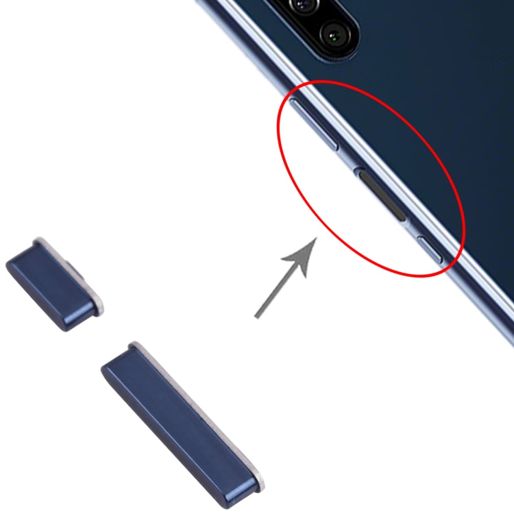 Power Button and Volume Control Button for Sony Xperia 5 (Blue)