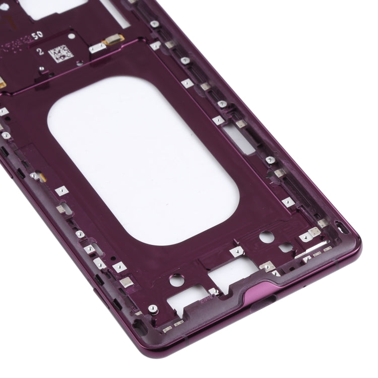 Middle Frame Bezel Plate for Sony Xperia XZ3(Purple)