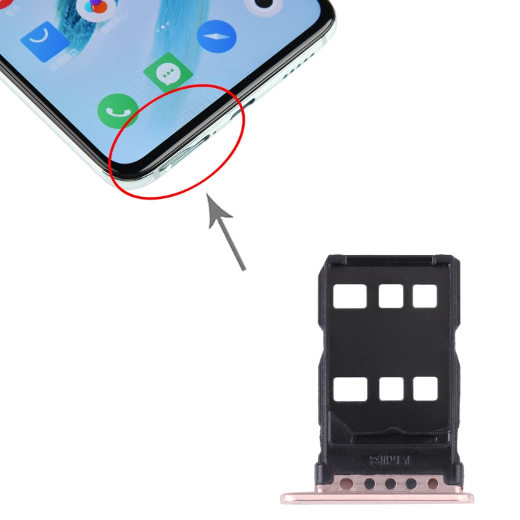 For Meizu 17 / 17 Pro  SIM Card Tray + SIM Card Tray (Gold)