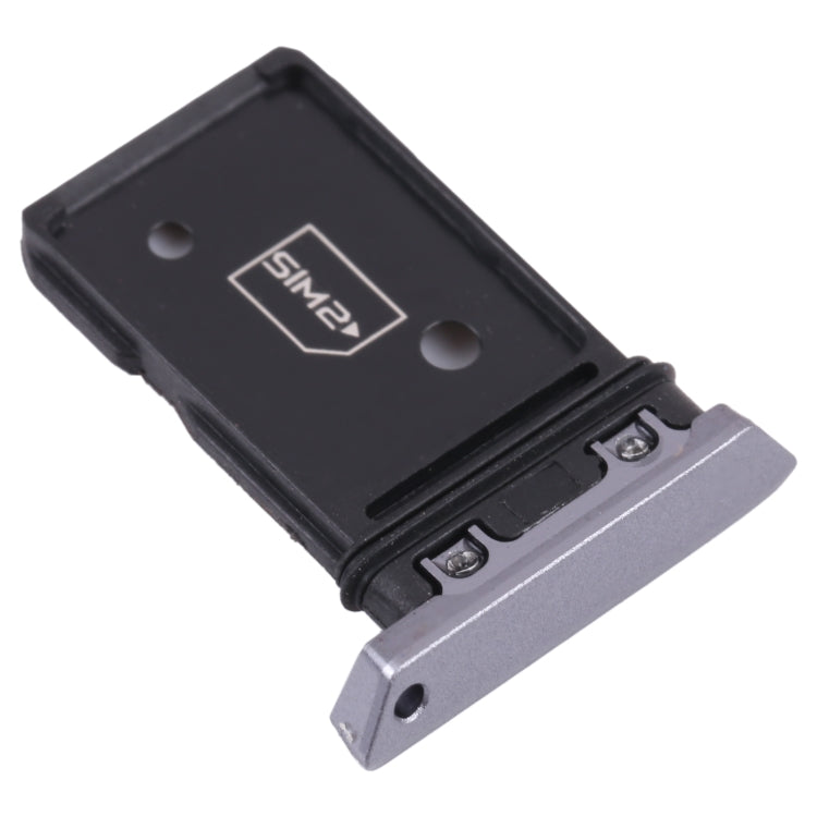SIM Card Tray + SIM Card Tray for Xiaomi Black Shark 3 KLE-H0, KLE-A0 (Silver)