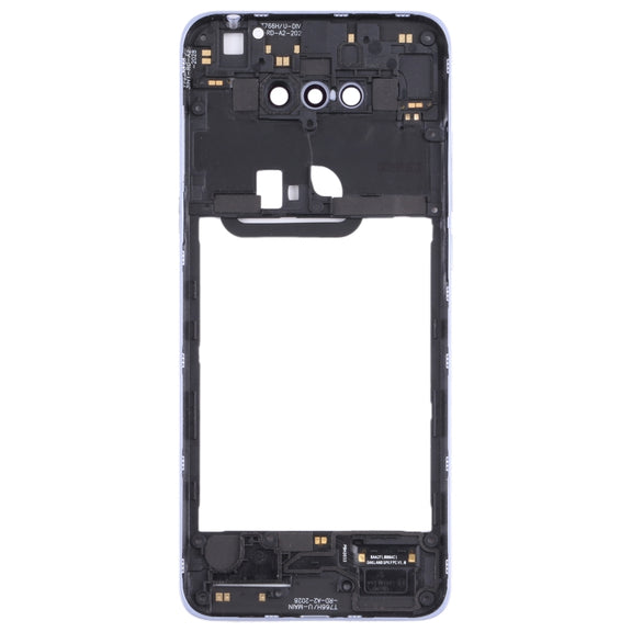 Original Middle Frame Bezel Plate for TCL 10 SE T766H_EEA(Silver)