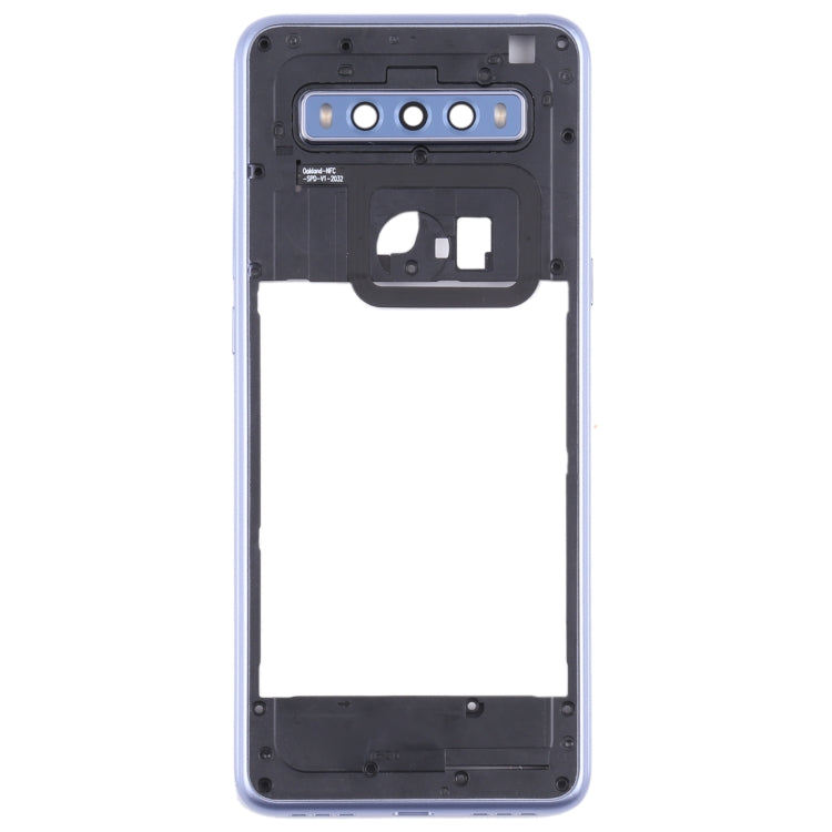 Original Middle Frame Bezel Plate for TCL 10 SE T766H_EEA(Silver)