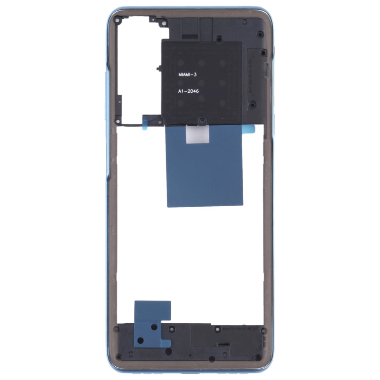 Original Middle Frame Bezel Plate for TCL 20S (Blue)