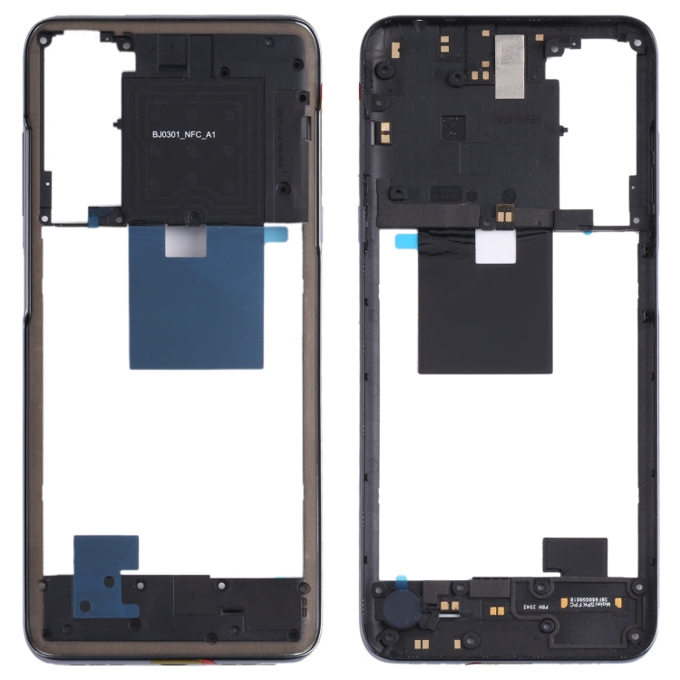 Original Middle Frame Bezel Plate for TCL 20L / 20 Lite T774H, T774B (Black)