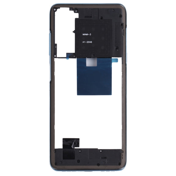 Original Middle Frame Bezel Plate for TCL 20L / 20 Lite T774H, T774B (Blue)