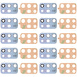 10 PCS Back Camera Lens for Motorola Moto G20 XT2128-1 XT2128-2 - Camera Accessories by PMC TechLife | Online Shopping South Africa | PMC TechLife
