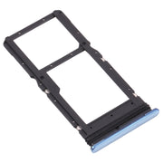 SIM Card Tray + Micro SD Card Tray for Motorola Moto G100 (Blue)