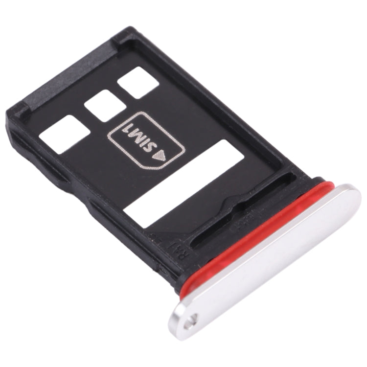 NM Card Tray + SIM Card Tray for Huawei Mate 40E 4G (Silver)
