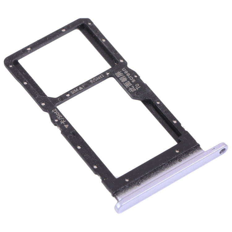 SIM Card Tray + SIM Card Tray / Micro SD Card Tray for Honor play 5T (Purple)