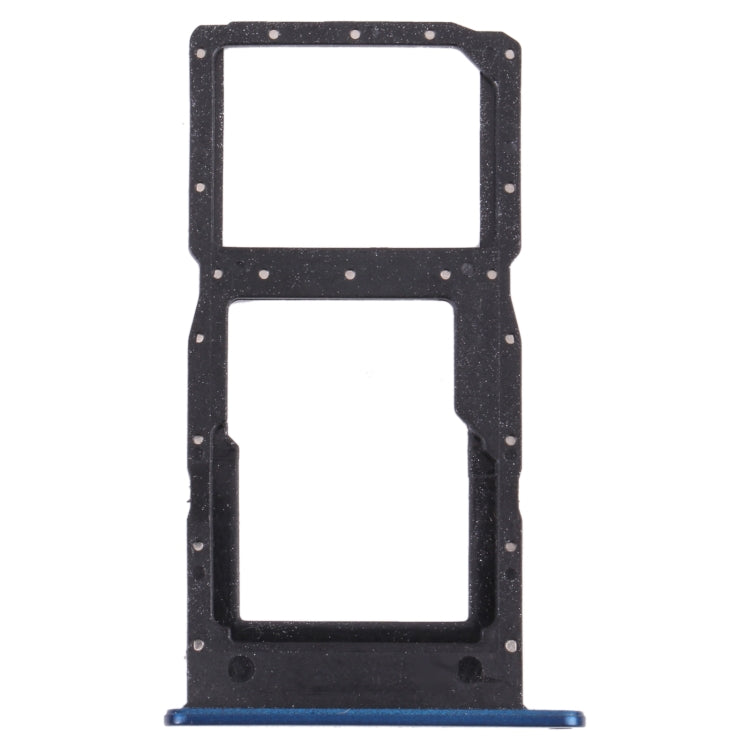 SIM Card Tray + SIM Card Tray / Micro SD Card Tray for Huawei Enjoy 20 5G (Blue)