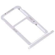 SIM Card Tray + SIM Card Tray / Micro SD Card Tray for Honor 9X Lite (Silver)