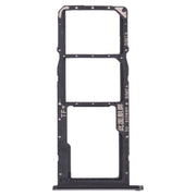 SIM Card Tray + SIM Card Tray + Micro SD Card Tray for Honor 9A(Black)