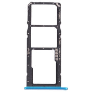 SIM Card Tray + SIM Card Tray + Micro SD Card Tray for Honor 9A(Green)