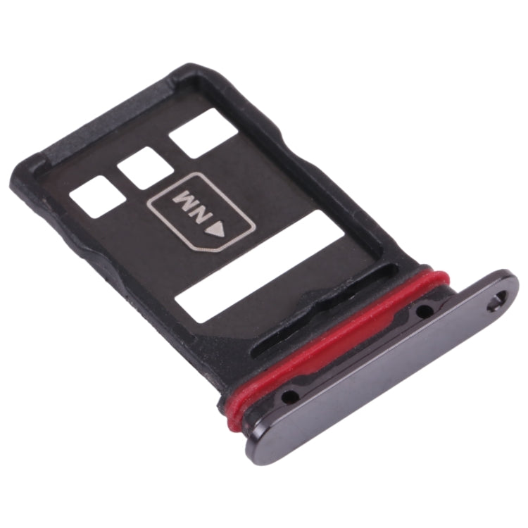 SIM Card Tray + NM Card Tray for Huawei Mate 30E Pro 5G (Black)