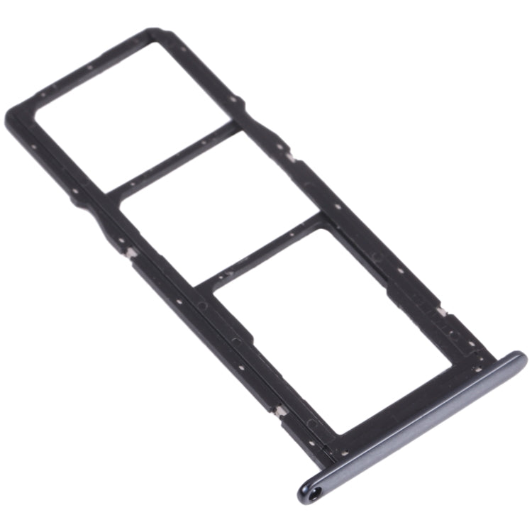 SIM Card Tray + SIM Card Tray + Micro SD Card Tray for Huawei Y6 Prime (2018) (Black)