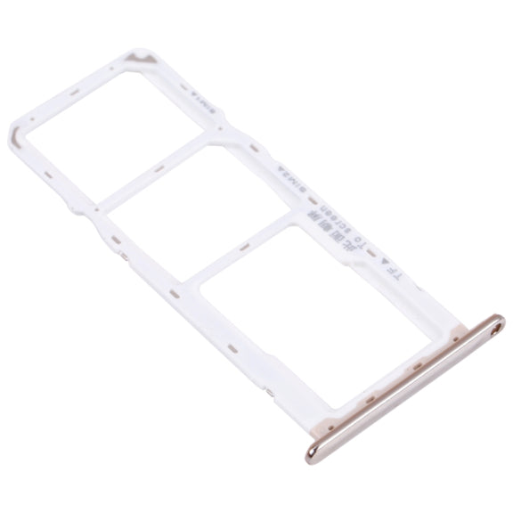 SIM Card Tray + SIM Card Tray + Micro SD Card Tray for Huawei Y6 Prime (2018) (Silver)