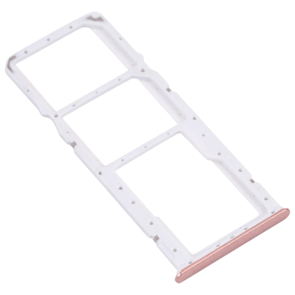 SIM Card Tray + SIM Card Tray + Micro SD Card Tray for Huawei Y9 (2018) (Pink)