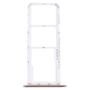 SIM Card Tray + SIM Card Tray + Micro SD Card Tray for Huawei Y6 (2018) (Silver)