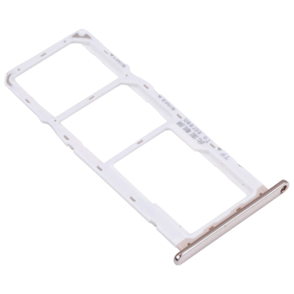 SIM Card Tray + SIM Card Tray + Micro SD Card Tray for Huawei Y6 (2018) (Silver)