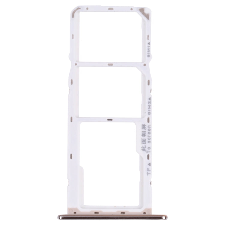 SIM Card Tray + SIM Card Tray + Micro SD Card Tray for Huawei Enjoy 8e (Silver)