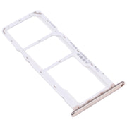 SIM Card Tray + SIM Card Tray + Micro SD Card Tray for Huawei Enjoy 8e (Silver)