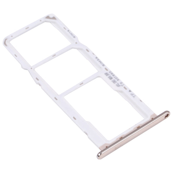 SIM Card Tray + SIM Card Tray + Micro SD Card Tray for Huawei Enjoy 8e (Silver)