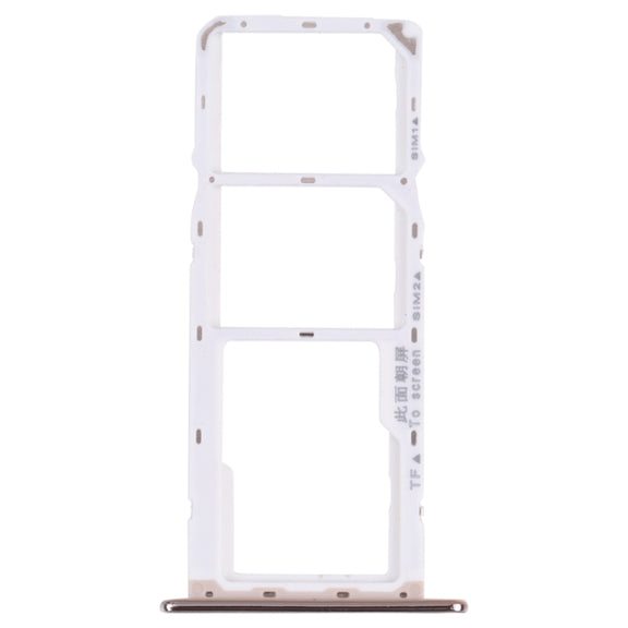 SIM Card Tray + SIM Card Tray + Micro SD Card Tray for Huawei Enjoy 8e (Silver)