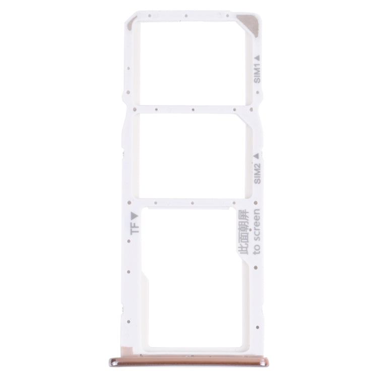 SIM Card Tray + SIM Card Tray + Micro SD Card Tray for Huawei Y7 Pro 2018 (Silver)