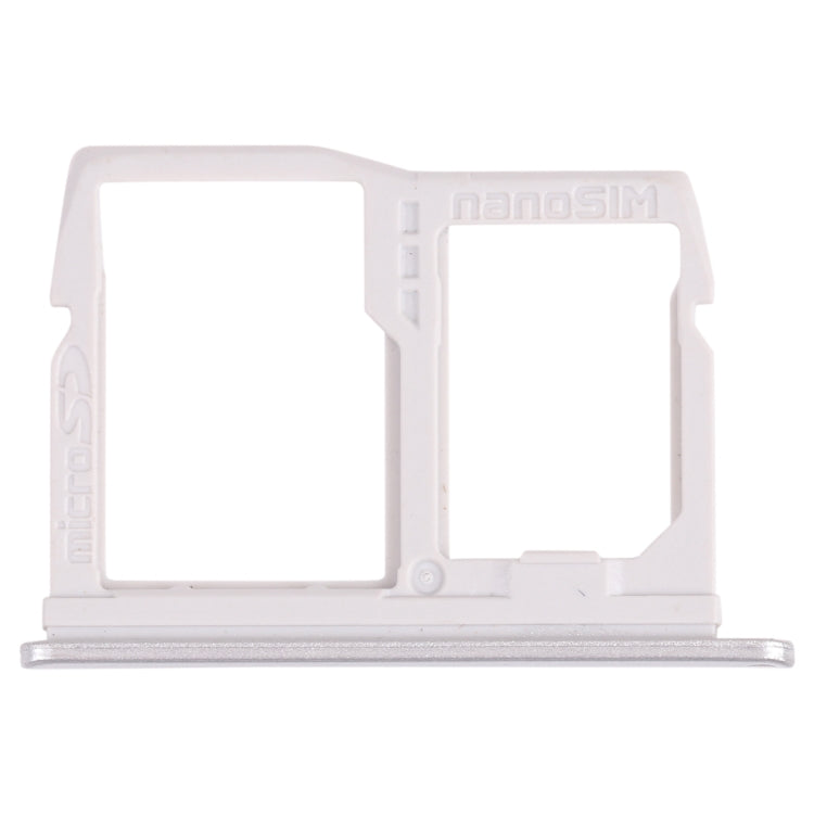 Nano SIM Card Tray + Micro SD Card Tray for LG K31 LM-K300Q, LMK300, LGL355DL (Silver)