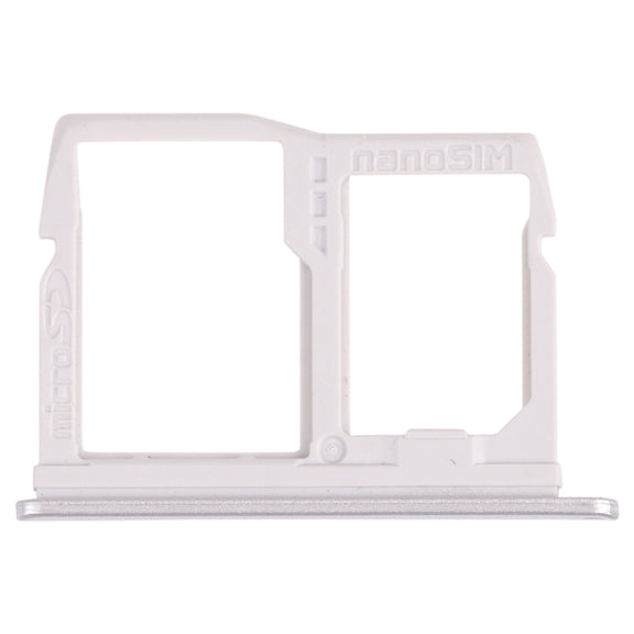 Nano SIM Card Tray + Micro SD Card Tray for LG K31 LM-K300Q, LMK300, LGL355DL (Silver)