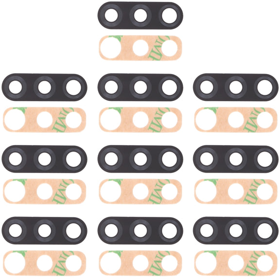 10 PCS Back Camera Lens for LG K50S LMX540HM, LM-X540, LM-X540BMW, LMX540BMW