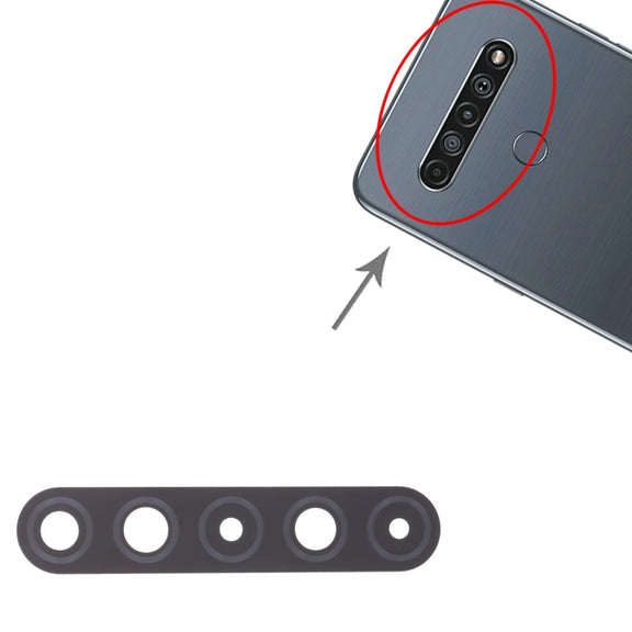 10 PCS Back Camera Lens for LG K61 LMQ630EAW, LM-Q630EAW, LM-Q630