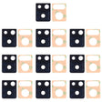 For Vivo S7 / S7t / V20 / V20 Pro 10pcs Back Camera Lens - Camera Parts by PMc TechLife | Online Shopping South Africa | PMc TechLife | Buy Now Pay Later Mobicred