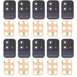 For OPPO Realme Narzo 50i RMX3235 10pcs Back Camera Lens (Black) - Camera Series by PMc TechLife | Online Shopping South Africa | PMc TechLife | Buy Now Pay Later Mobicred