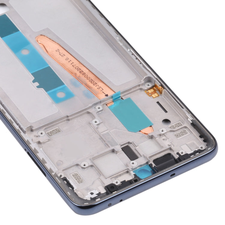 Original Middle Frame Bezel Plate for Xiaomi Poco X3 (Black)