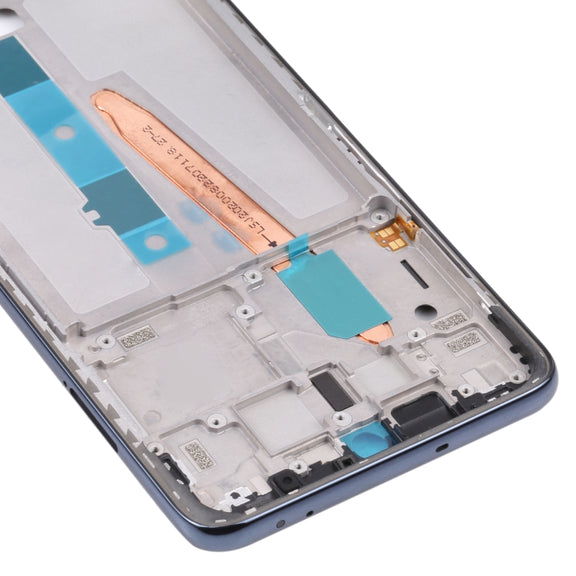 Original Middle Frame Bezel Plate for Xiaomi Poco X3 (Black)