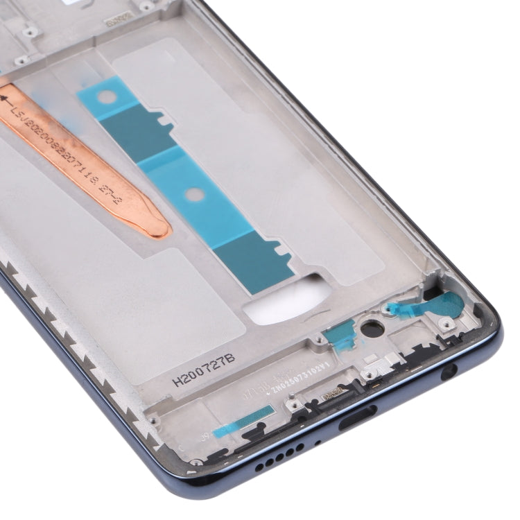 Original Middle Frame Bezel Plate for Xiaomi Poco X3 (Black)