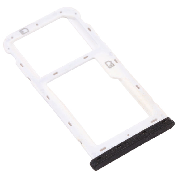 SIM Card Tray + SIM Card Tray / Micro SD Card Tray for ZTE Blade V9 Vita (Black)
