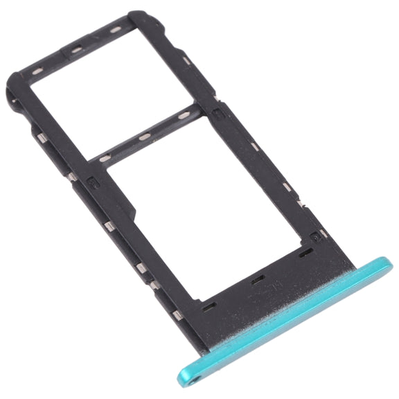 SIM Card Tray + Micro SD Card Tray for ZTE Blade V2020 Smart (Frosted green)