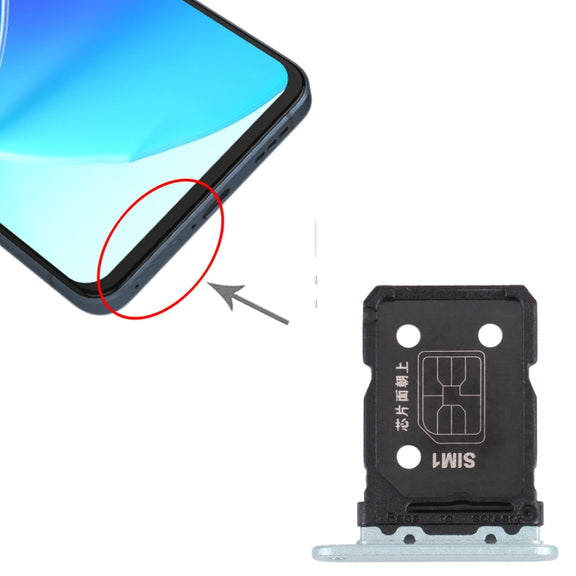 For OPPO Reno6 5G PEQM00 CPH2251  SIM Card Tray + SIM Card Tray (Green)