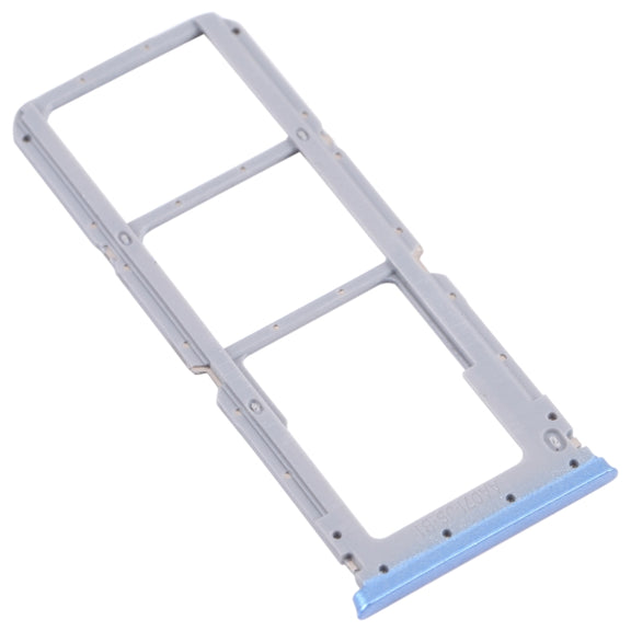 For OPPO A54S CPH2273  SIM Card Tray + SIM Card Tray + Micro SD Card Tray (Blue)