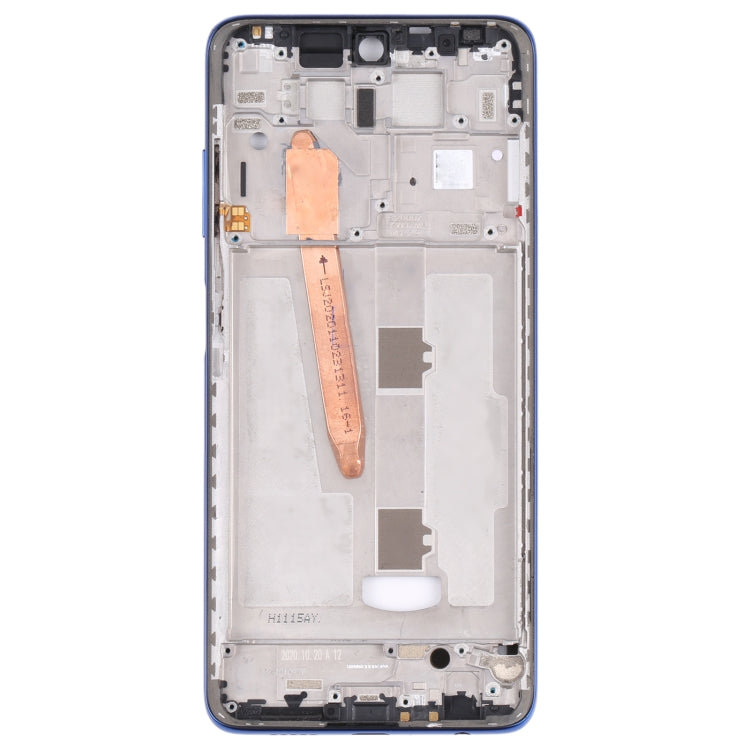 Original Middle Frame Bezel Plate for Xiaomi Poco X3 Pro (Blue)