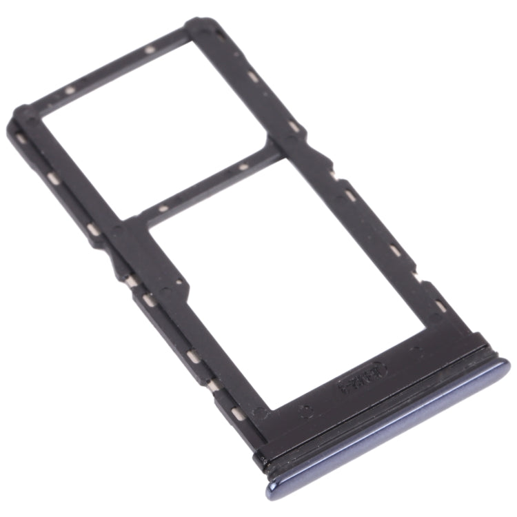 SIM Card Tray + Micro SD Card Tray for Xiaomi Poco X3 Pro M2102J20SG M2102J20SI (Black)