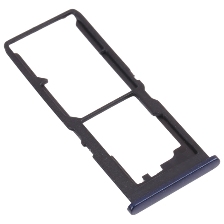 For vivo Y12S 2021 / Y12a V2069 SIM Card Tray + SIM Card Tray + Micro SD Card Tray (Black)