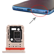 For vivo V21 / V21 5G V2066 V2108 V2050 SIM Card Tray + SIM Card Tray / Micro SD Card Tray (Gold)