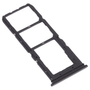For vivo Y11s V2028 SIM Card Tray + SIM Card Tray + Micro SD Card Tray (Black)