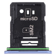 Original SIM Card Tray + SIM Card Tray / Micro SD Card Tray for Sony Xperia 10 III(Blue) - Card Tray by PMC TechLife | Online Shopping South Africa | PMC TechLife
