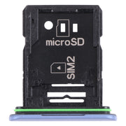Original SIM Card Tray + SIM Card Tray / Micro SD Card Tray for Sony Xperia 10 III(Blue)